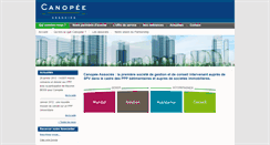 Desktop Screenshot of canopee-associes.com