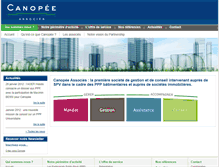 Tablet Screenshot of canopee-associes.com